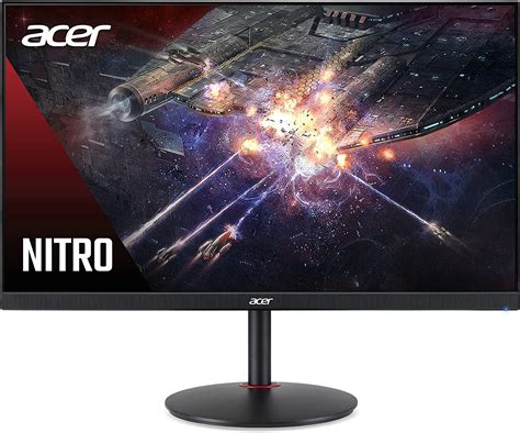 Acer Nitro XV272 Xbmiiprx 27" Full HD (1920 x 1080) IPS Gaming Monitor with AMD Radeon FREESYNC Technology, 240Hz, Up to 0.1ms, DisplayHDR400, 99% sRGB, (2 x HDMI 2.0 Ports & 1 x Display Port), Black